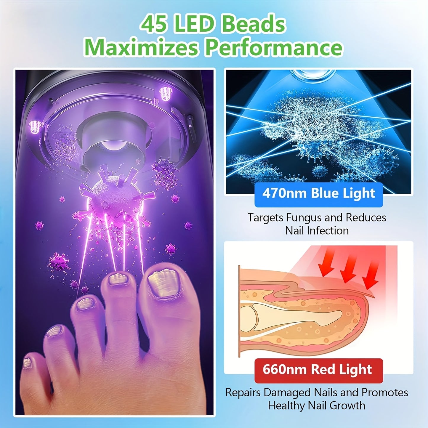 KTS Laser Device For Effective Toenail Fungus Treatment
