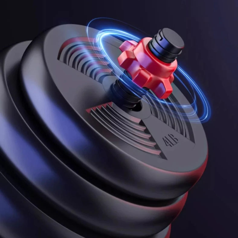 Adjustable Dumbbell Barbell Set for Home Gym Strength Training