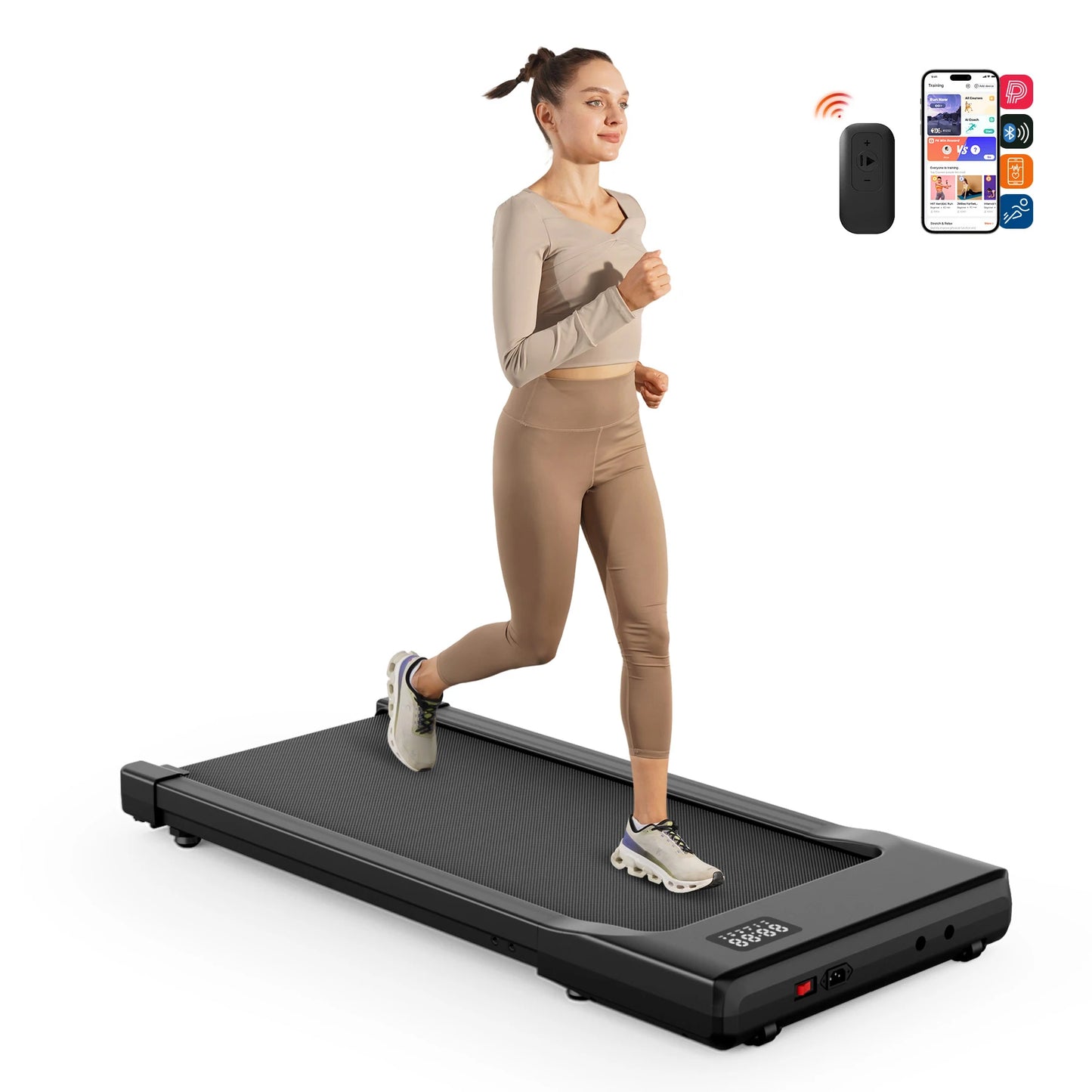 Superun Walking Pad Under Desk Treadmill 2 In 1 With Remote