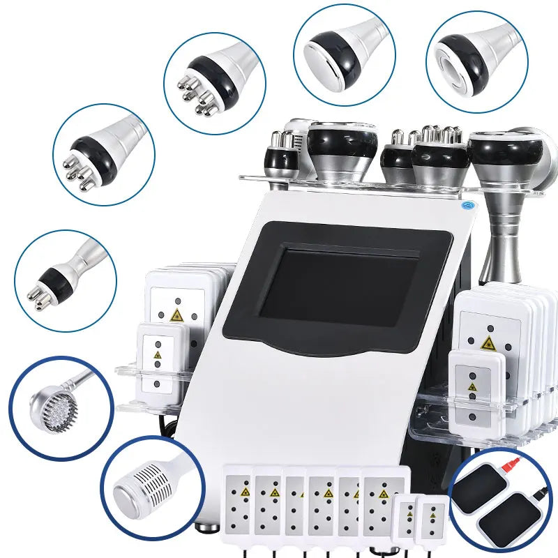 Amilibeauty 9 In 1 Cavitation Ultrasonic Vacuum Weight Loss Machine