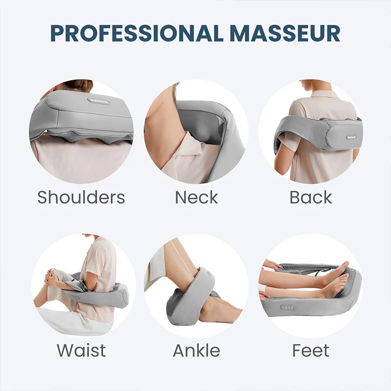Nekteck Shiatsu Neck And Shoulder Massager With Heat