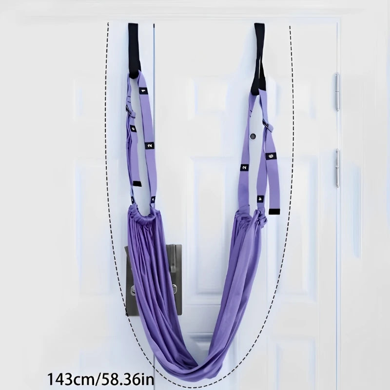 Adjustable Aerial Yoga Strap Pull Rope Women Hammock Stretch Leg Splits Trainer Female Gym Belt Swing Stretching Fitness