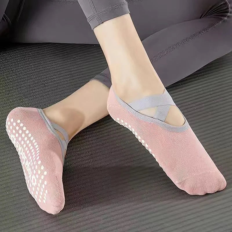 Yoga Socks Anti Slip Sweat Absorbent Breathable For Women