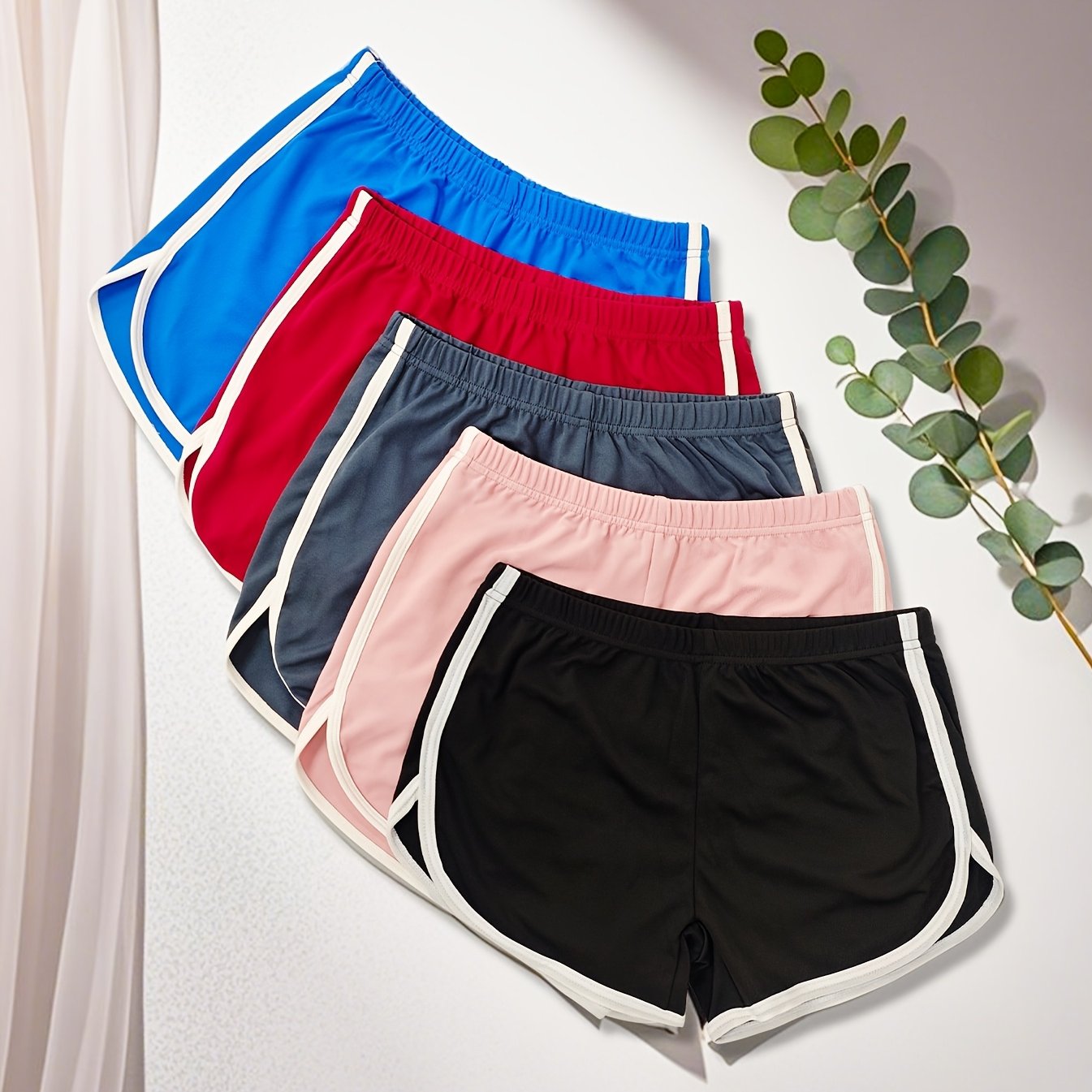 Five-Piece Yoga Casual Sport Leggings Set for Active Lifestyle