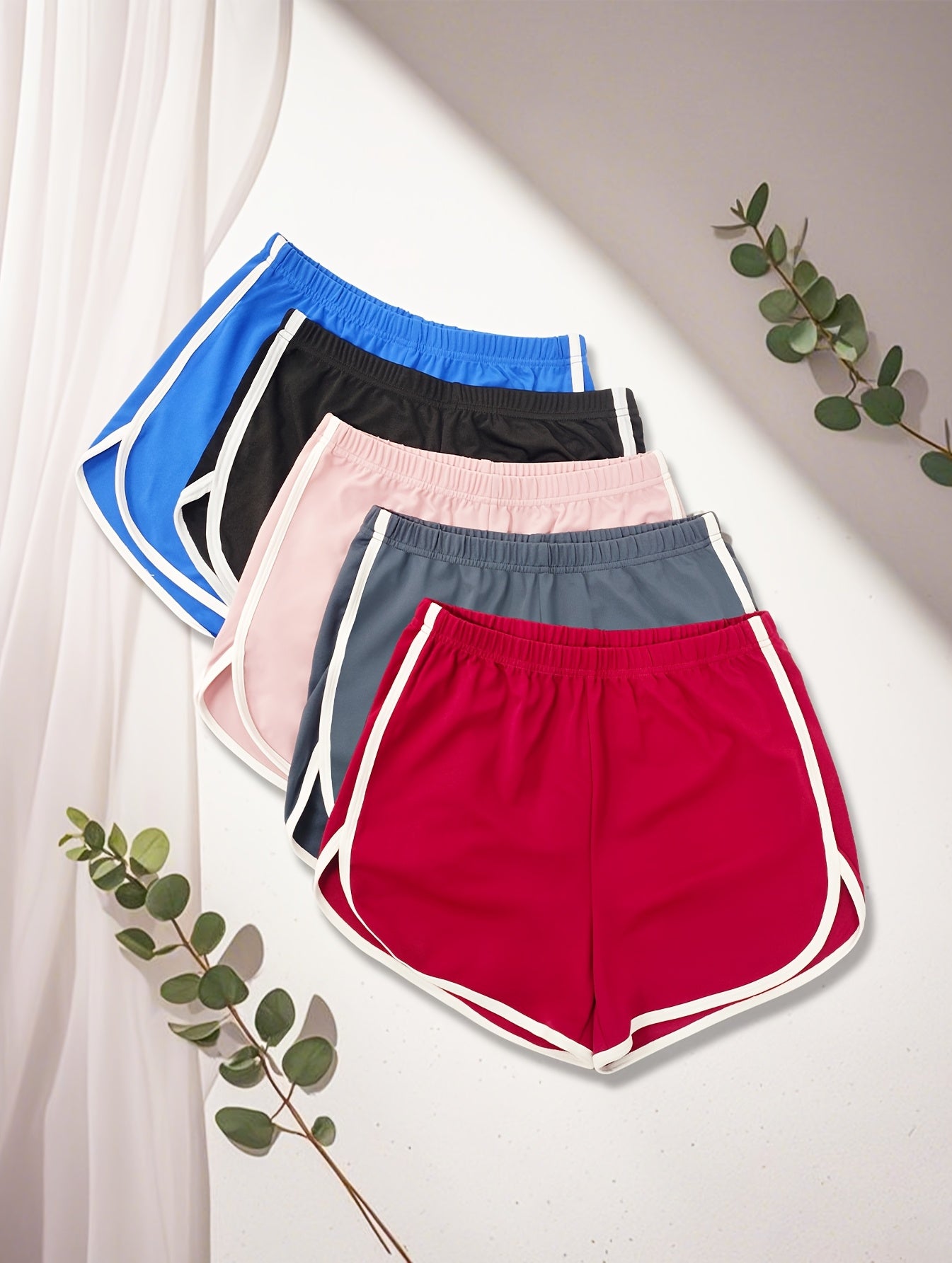 Five-Piece Yoga Casual Sport Leggings Set for Active Lifestyle