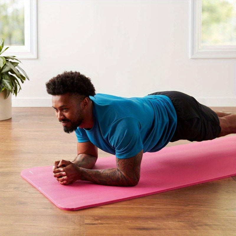 Extra Thick Yoga Mat with Carrying Strap for Fitness Workouts