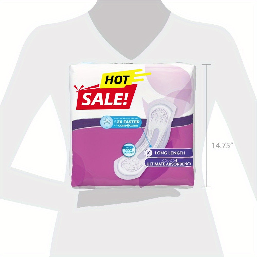 Options Women's Ultimate Absorbency Incontinence Pads for Comfort