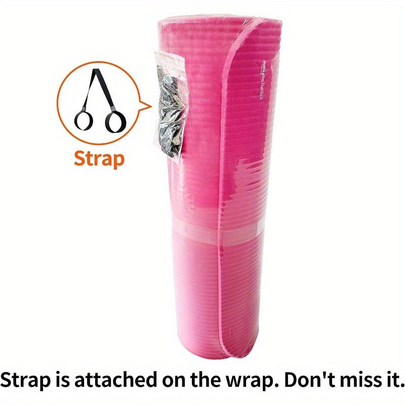 Extra Thick Yoga Mat with Carrying Strap for Fitness Workouts