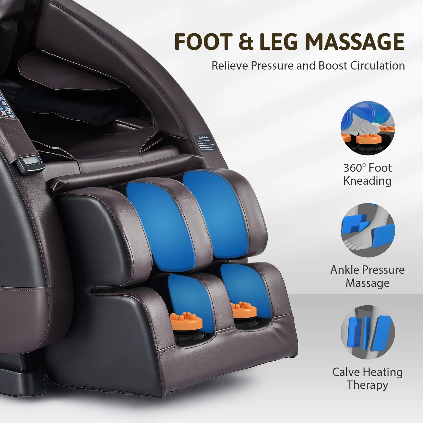Vonoya Massage Chair SL Track 22-Node Foot Rollers Heating Pads