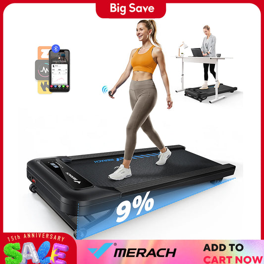 MERACH Under Desk Walking Pad Treadmill With Magnetic Remote Control