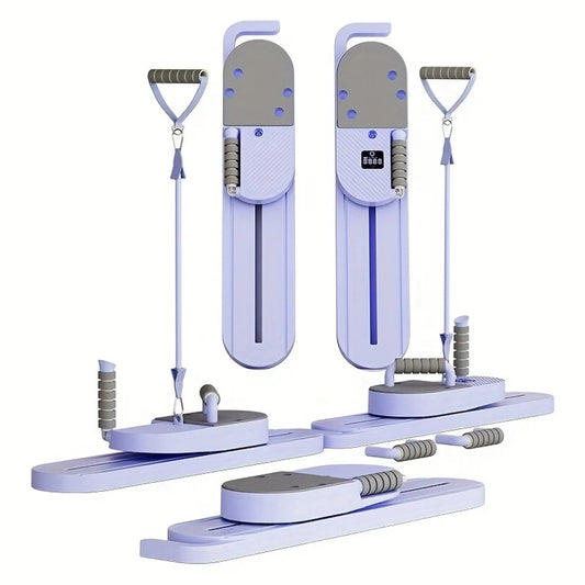 Split Pilates Balance Board 40+ Exercise Movements Multifunctional Fitness Tool