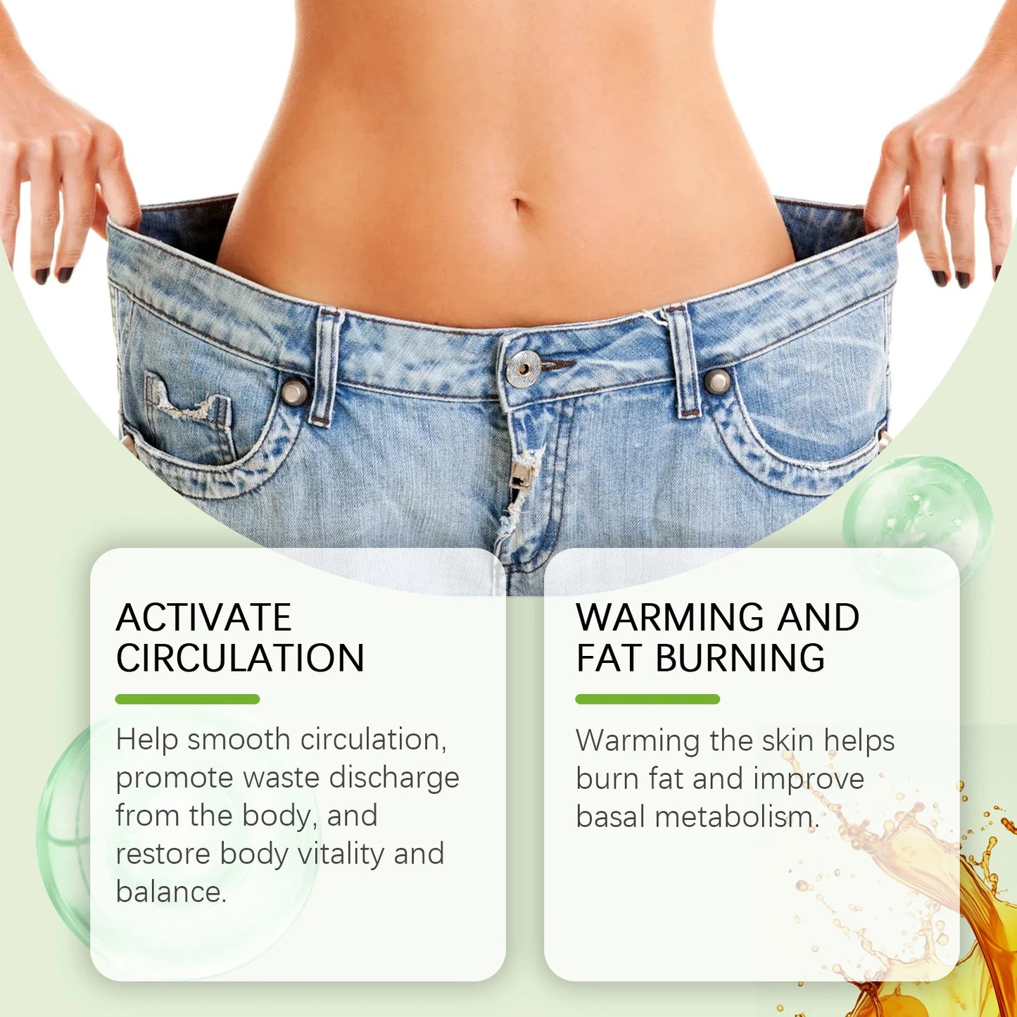 Ouhoe Lymphatic Drainage Oil For Firming Skin And Slimming