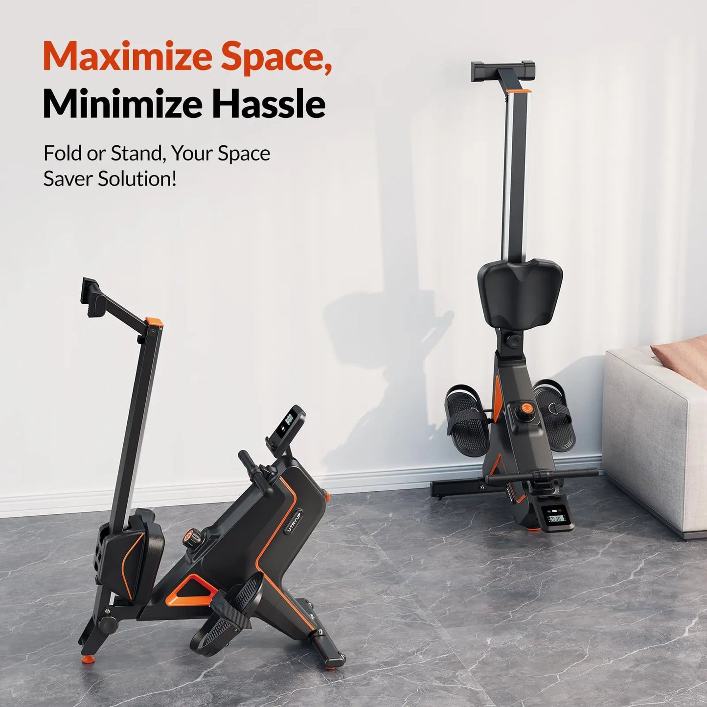 UTRYUP Magnetic Rowing Machine R05 R10 16-Level Quiet Resistance