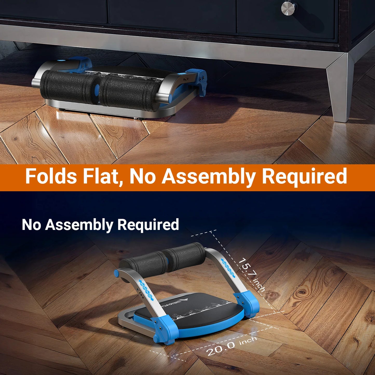 MERACH Ab Machine For Stomach Workout With Adjustable Resistance 330Lbs