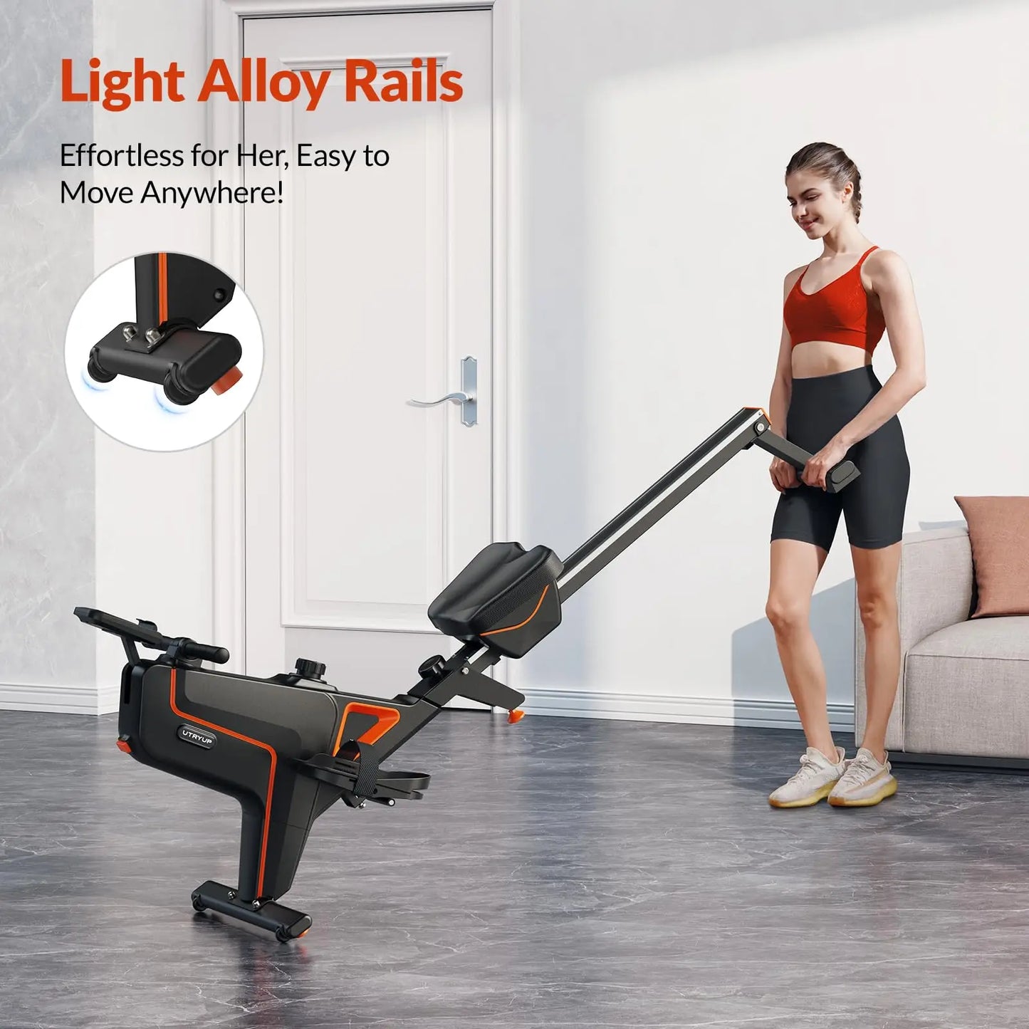 UTRYUP Magnetic Rowing Machine R05 R10 16-Level Quiet Resistance