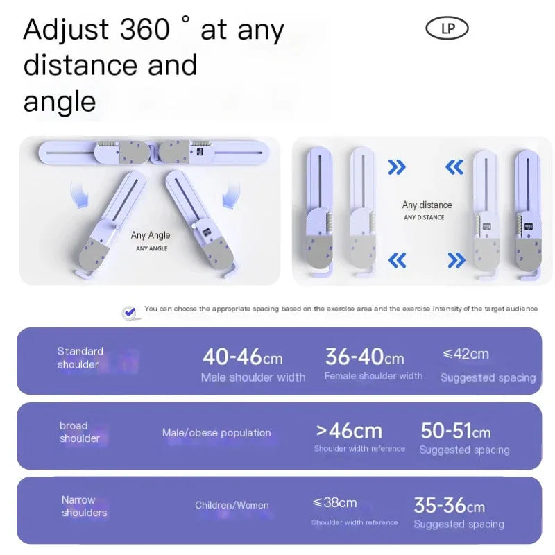 Split Pilates Balance Board 40+ Exercise Movements Multifunctional Fitness Tool