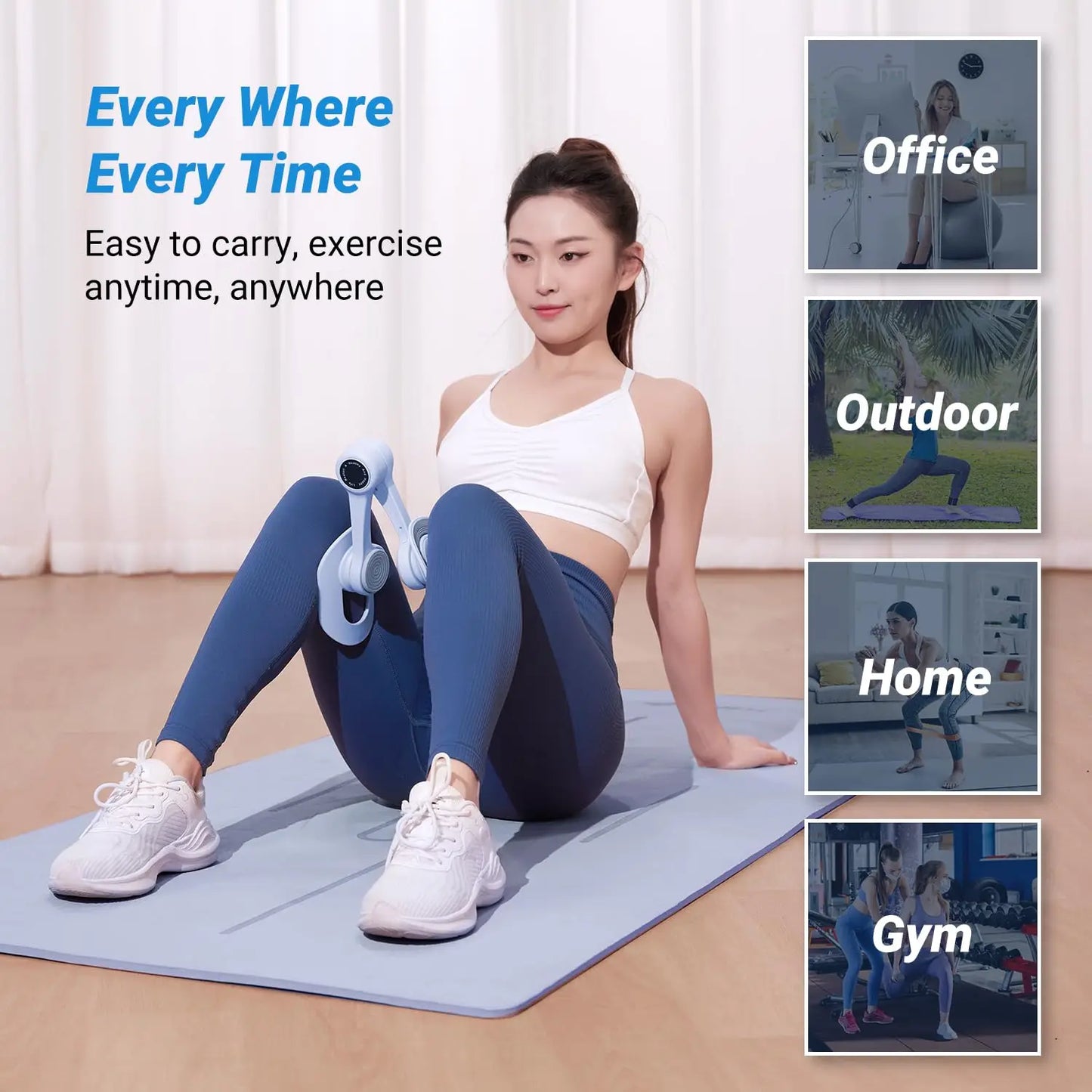 MERACH Thigh Trainer Pelvic Floor Muscle Trainer Inner Thigh Workout