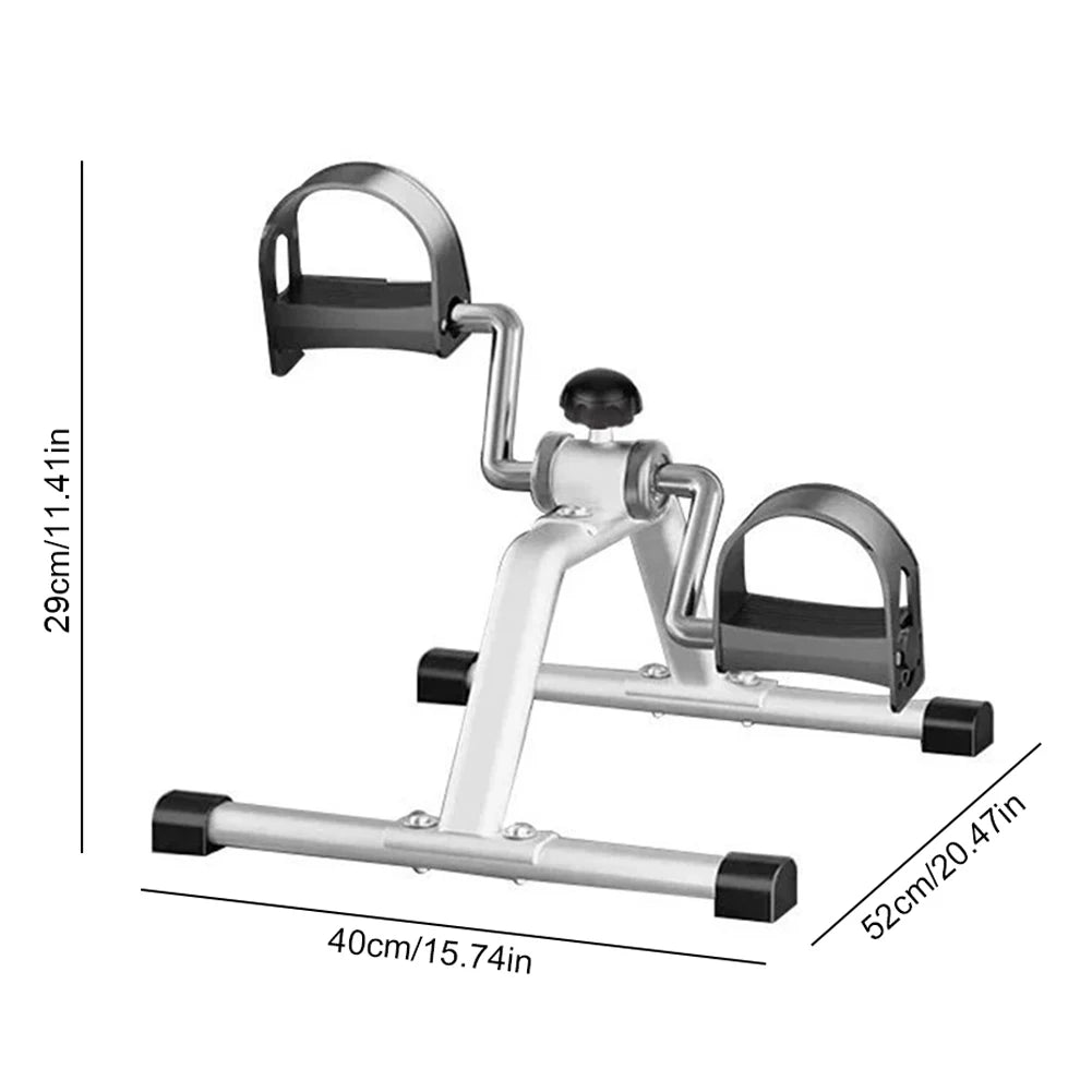 APWIKOGER Under Desk Bike With Adjustable Resistance For Home Exercise