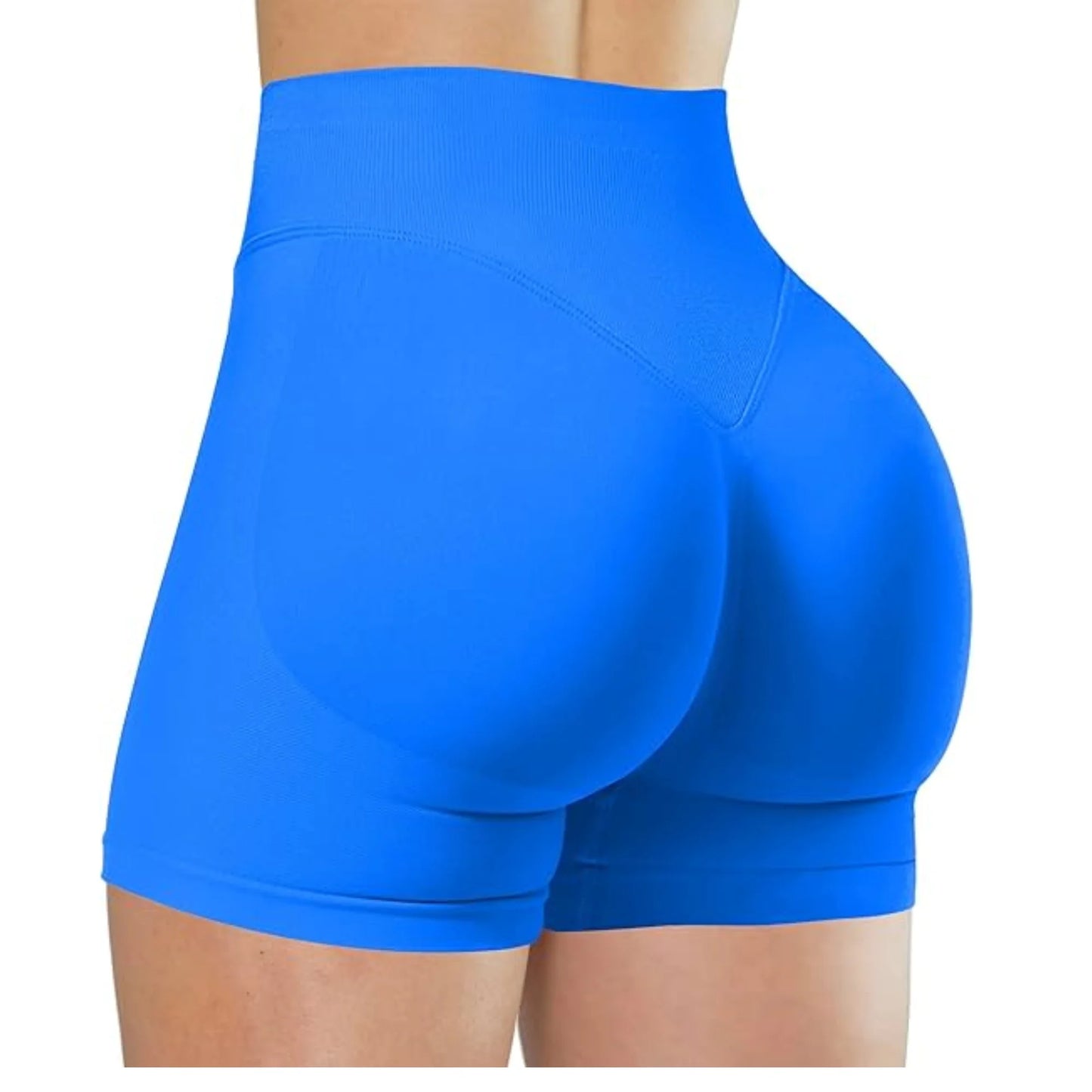 High Waisted Yoga Shorts For Women Seamless Fitness