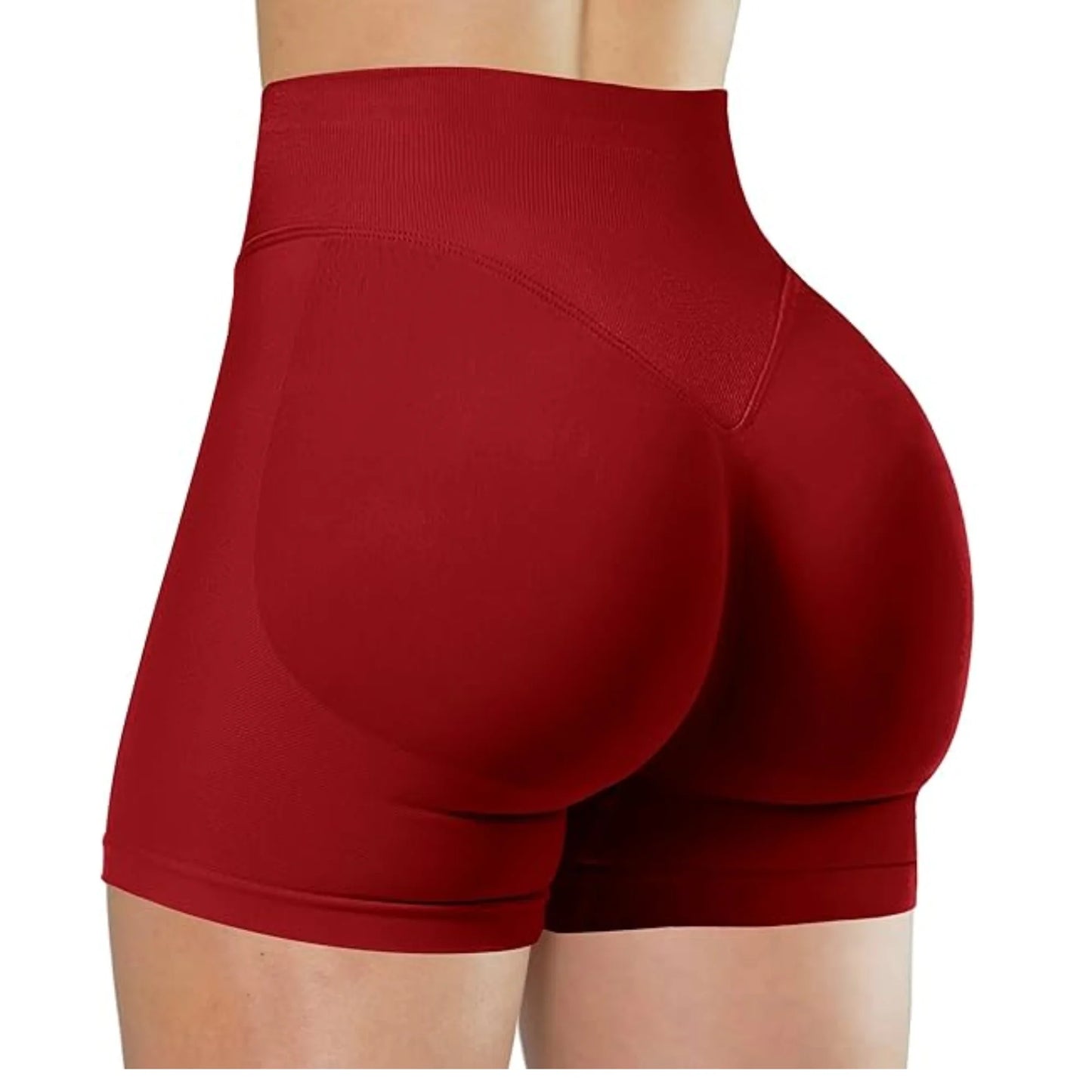 High Waisted Yoga Shorts For Women Seamless Fitness