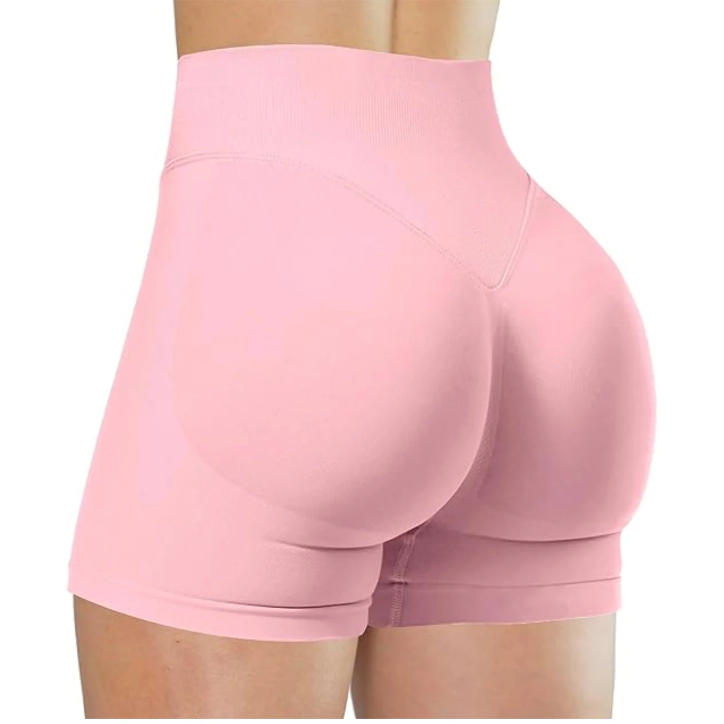 High Waisted Yoga Shorts For Women Seamless Fitness