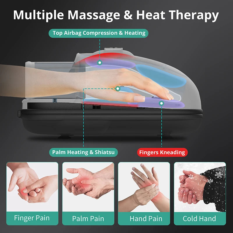Medcursor Wireless Electric Hand Massager With Air Compression Palm Acupoint