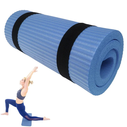 Thick Yoga Mat With AntiSkid Cushion For Exercise Pilates