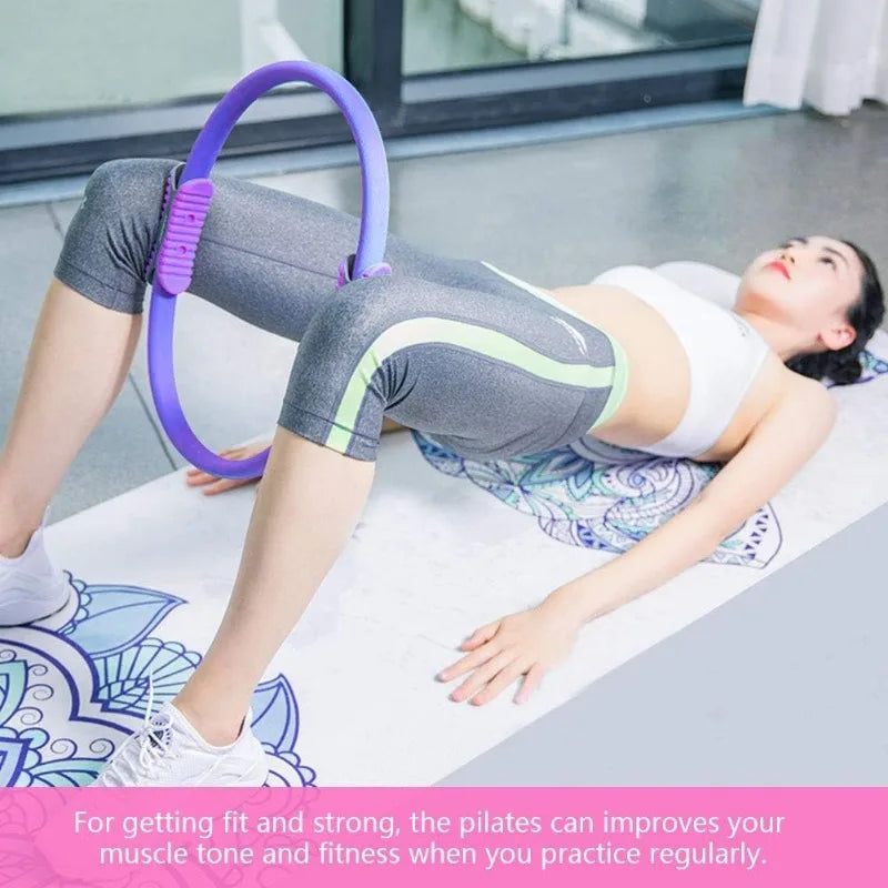 Yoga Pilates Ring Durable Non Slip Circle For Pelvic Floor