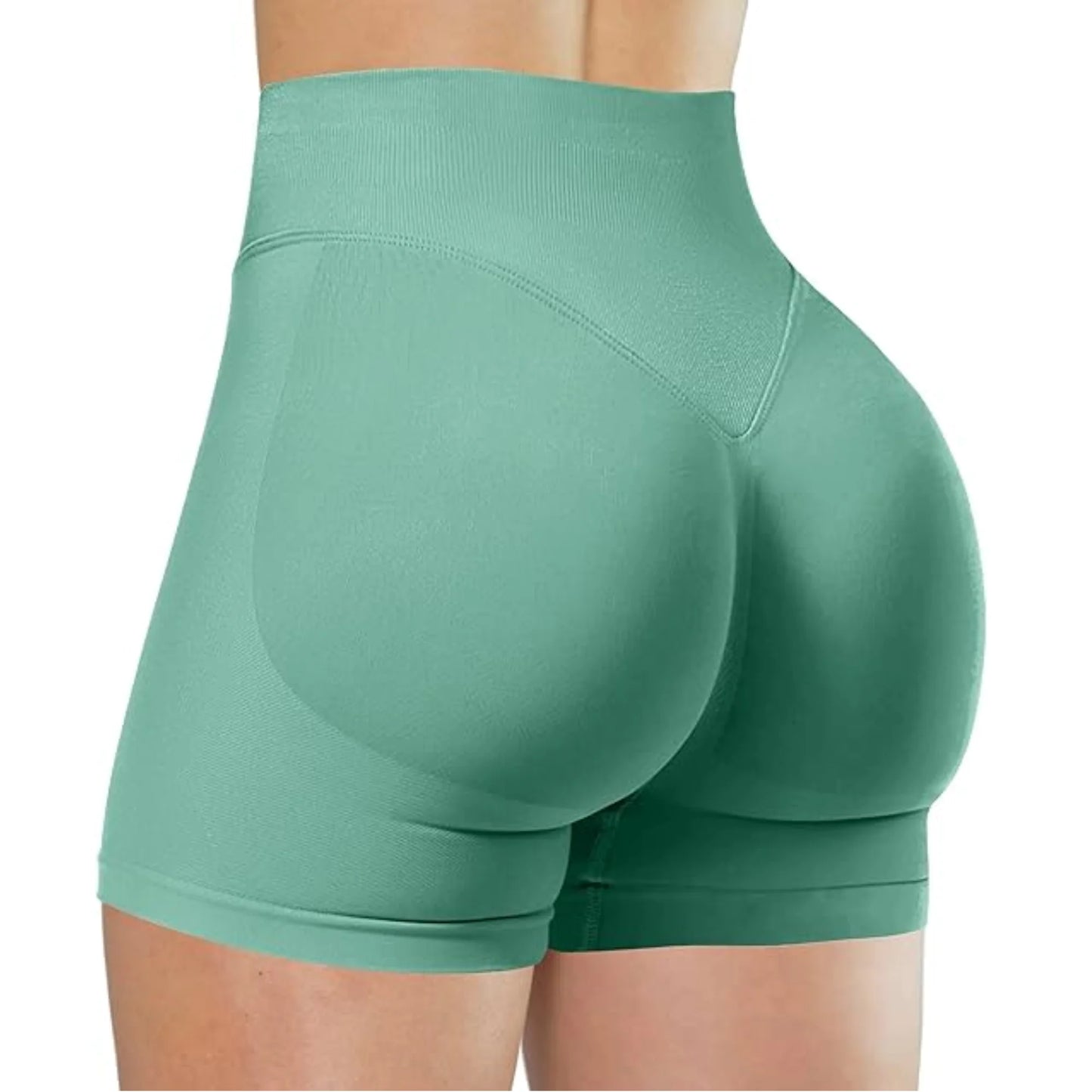 High Waisted Yoga Shorts For Women Seamless Fitness