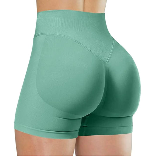 High Waisted Yoga Shorts For Women Seamless Fitness