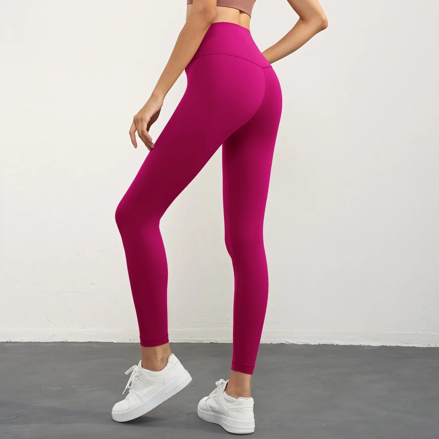 Back Pocket High Waist Yoga Leggings For Women