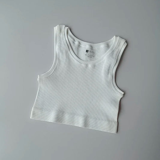 CN Yoga Vest Women Seamless Knit Performance Gym Crop Top