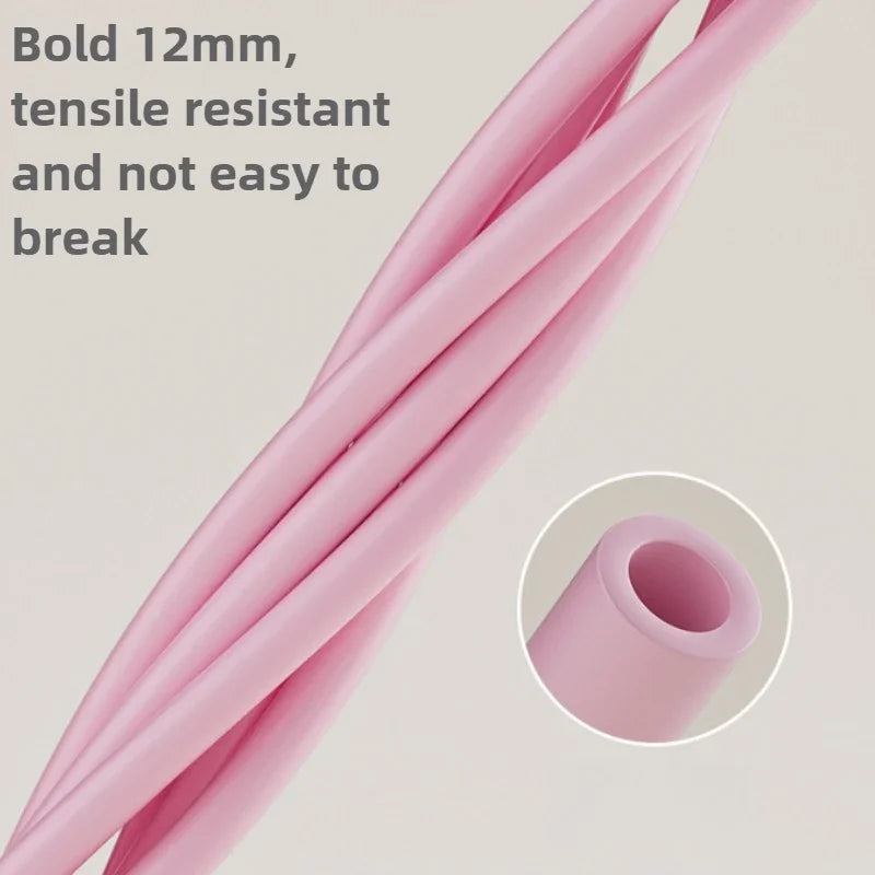 MIHJUSFDH Elastic Bands Pilates Tension Rope For Home Gym