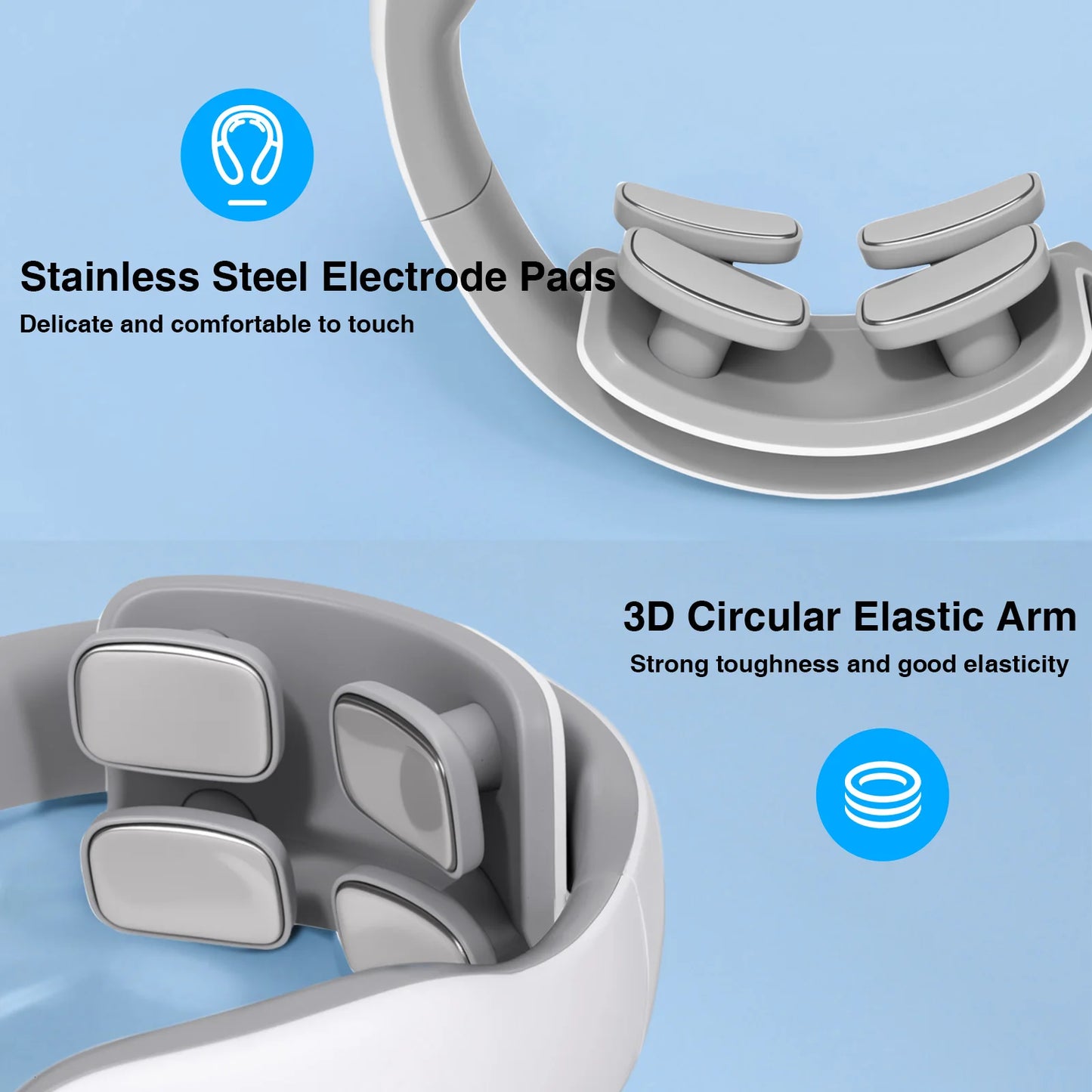 Electronic Neck Massager Deep Cervical Massage for Posture Support Portable