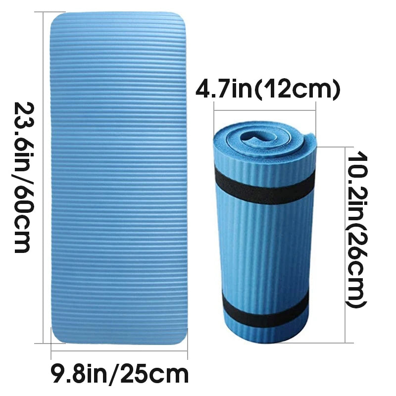 Thick Yoga Mat With Knee Pad Cushion And Anti Skid