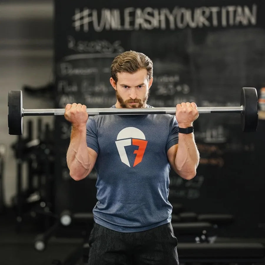 Rubber Curl Fixed Barbells Preloaded Weight Bar For Strength Training