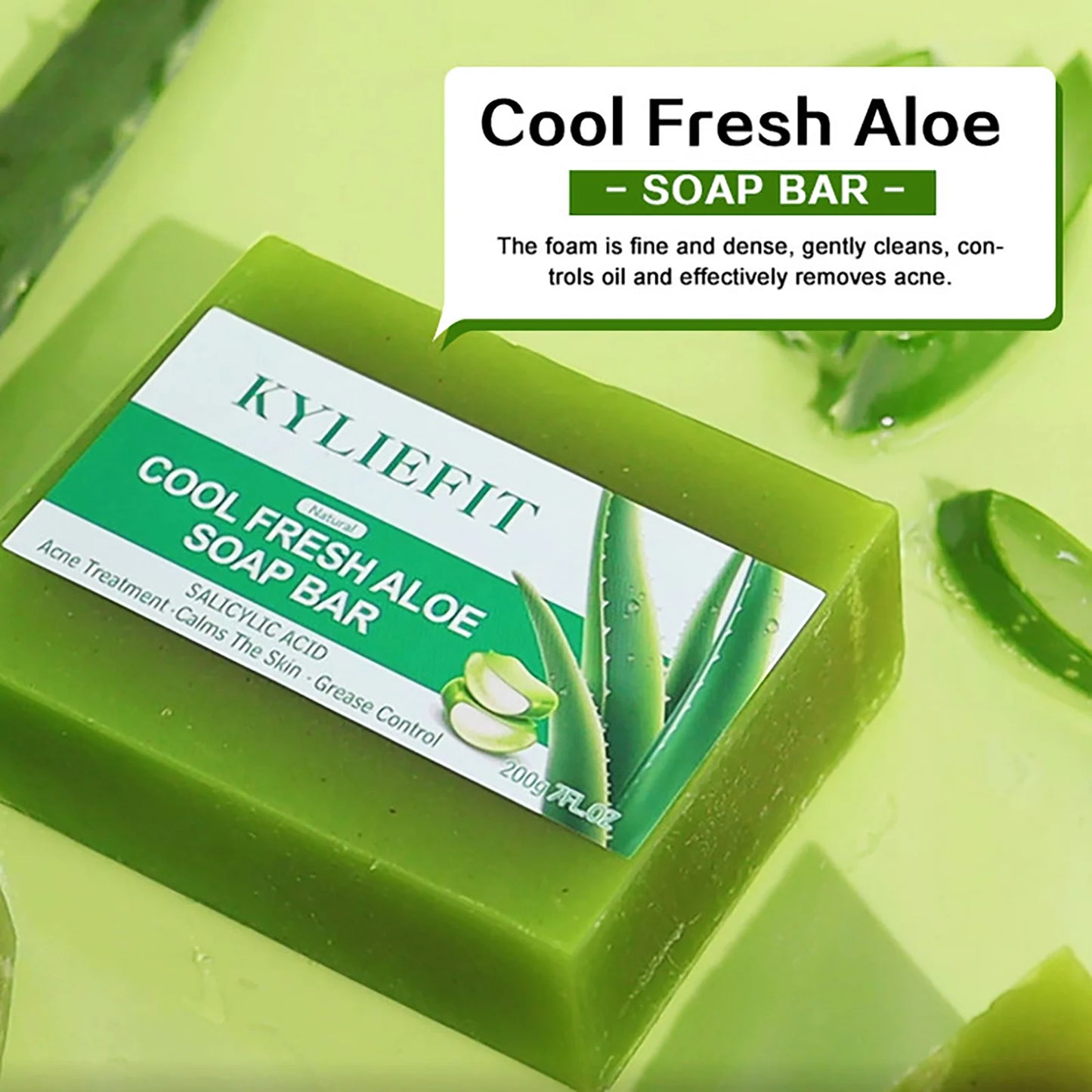 AILKE Aloe Vera Soap For Clear Skin And Hydration