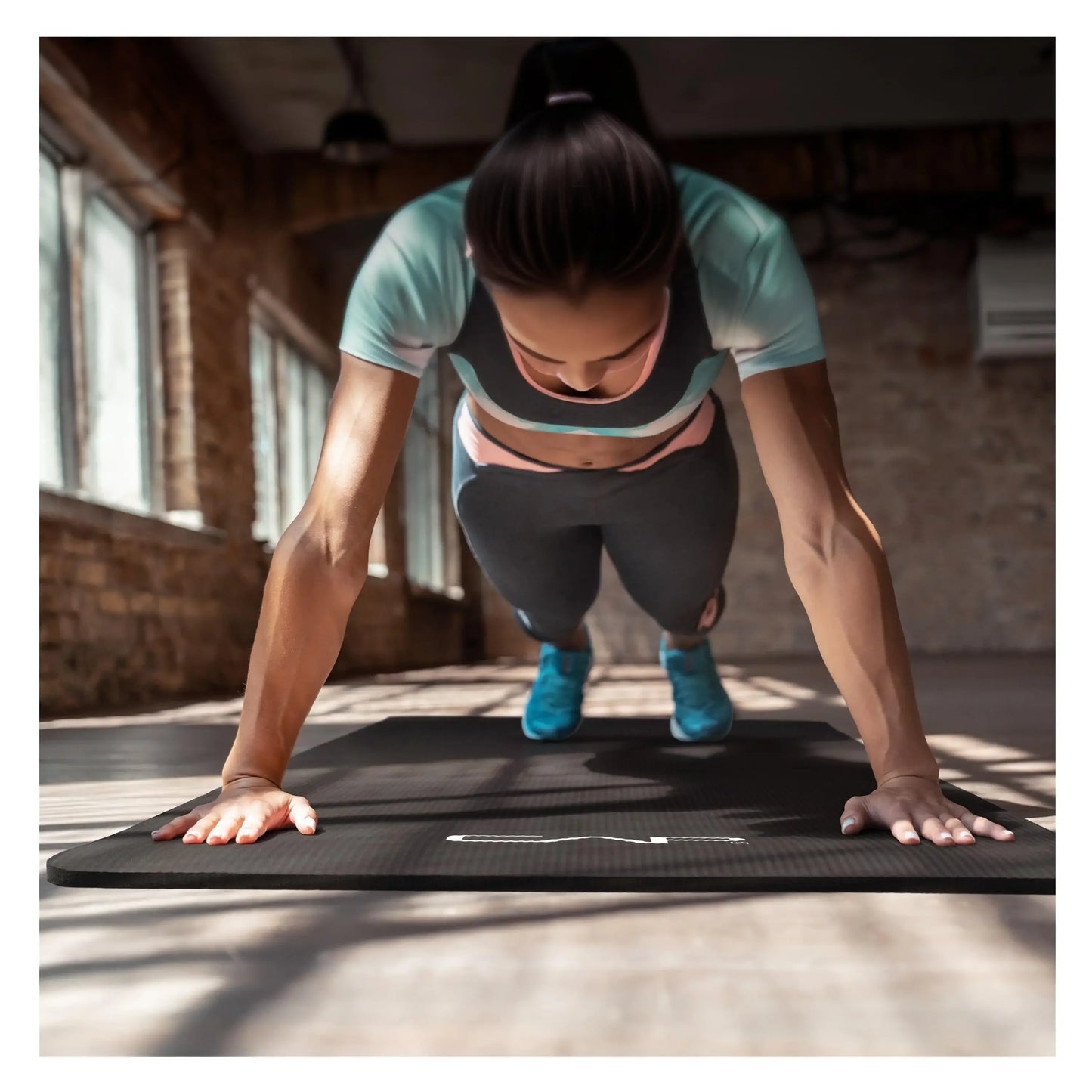 High-concerned Extra Thick Yoga Mat With Straps
