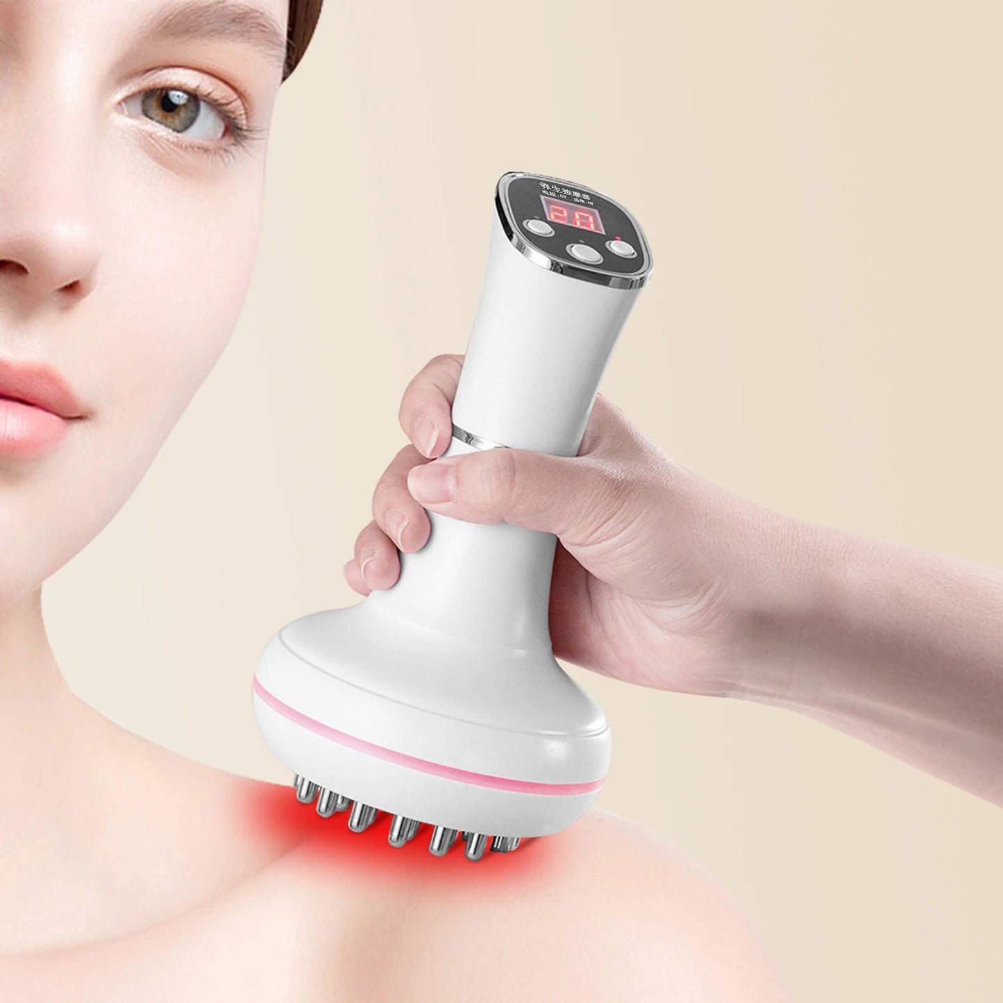 Electric Meridian Body Massager Scraping Tool for Full Body Relief