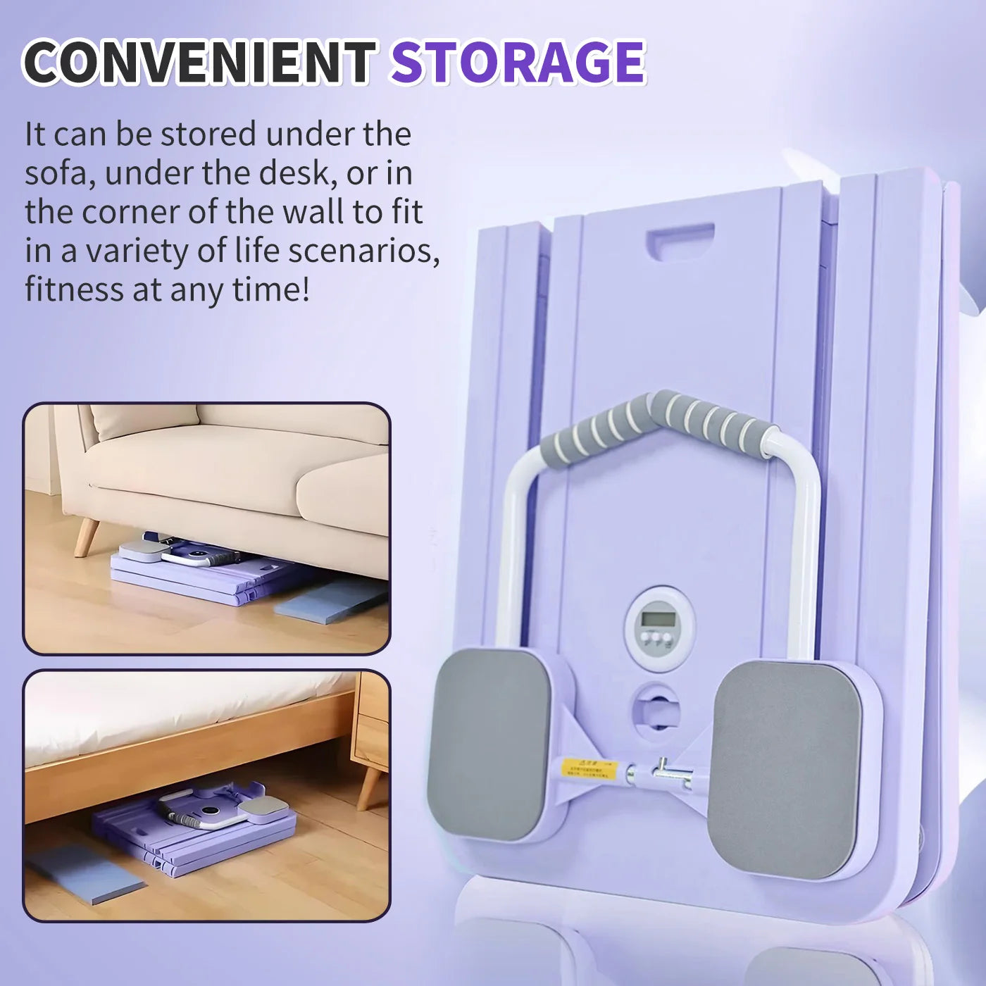 Pilates Ab Core Board Trainer Foldable Multifunctional Abdominal Board For Full Body Strength Training Equipment