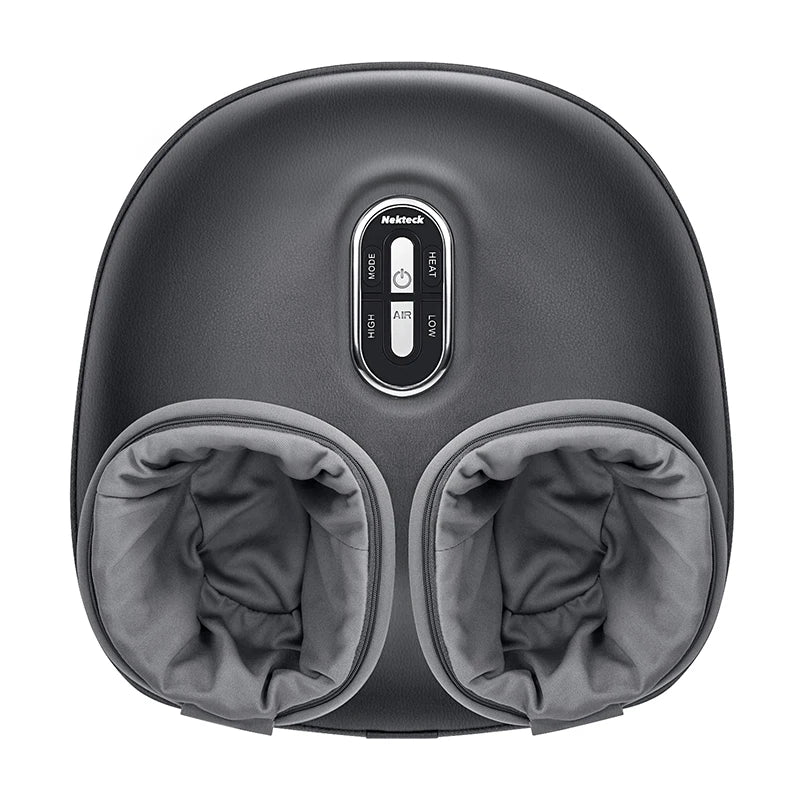 Nekteck Foot Massager Heating Therapy Air Compression Shiatsu Knead Roller