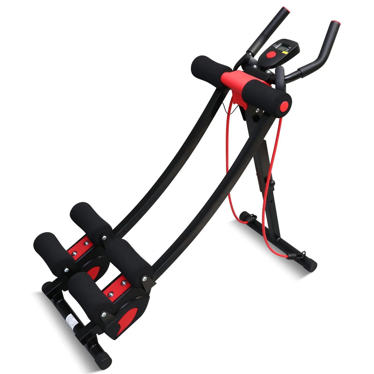 Function Dual Track Ab Machine Ab Roller Adjustable Height Foldable