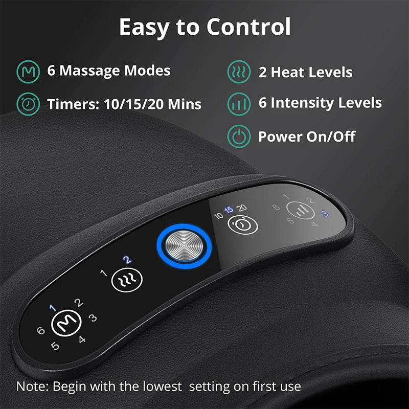 Medcursor Wireless Electric Hand Massager With Air Compression Palm Acupoint