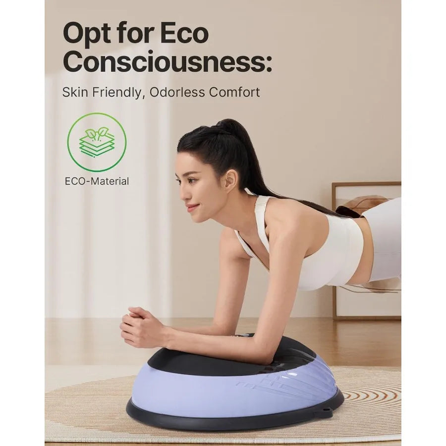 SHXI Balance Ball Trainer Durable Half Yoga Ball For Workouts