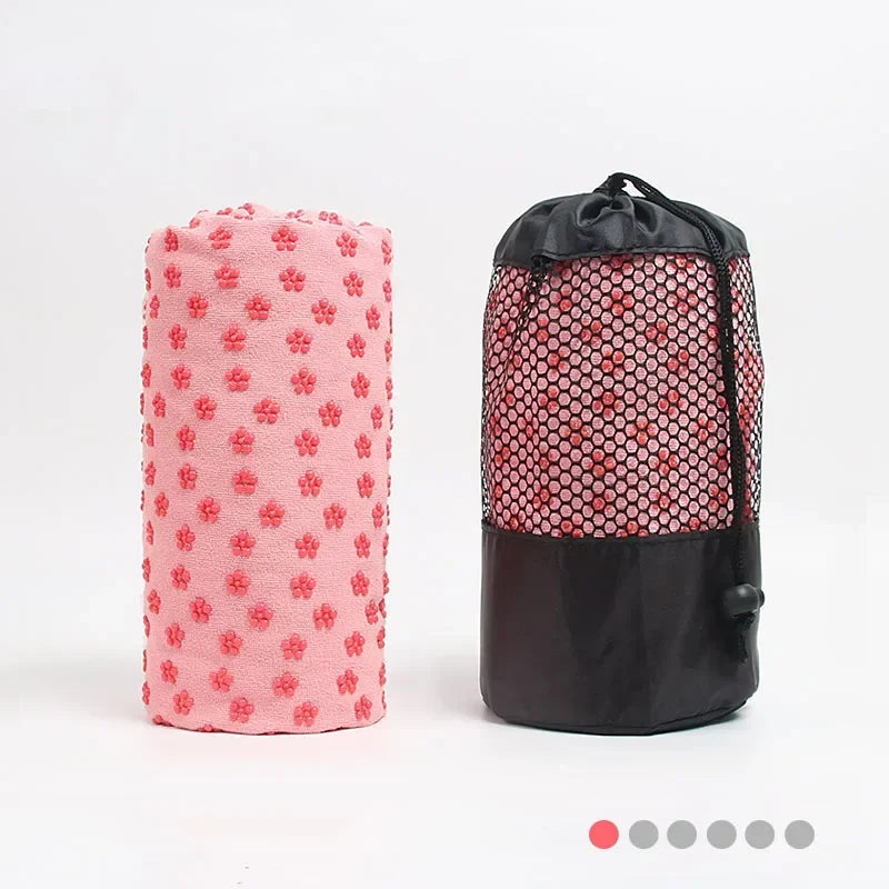 Non Slip Bamboo Fiber Yoga Towel Hot Yoga And Pilates