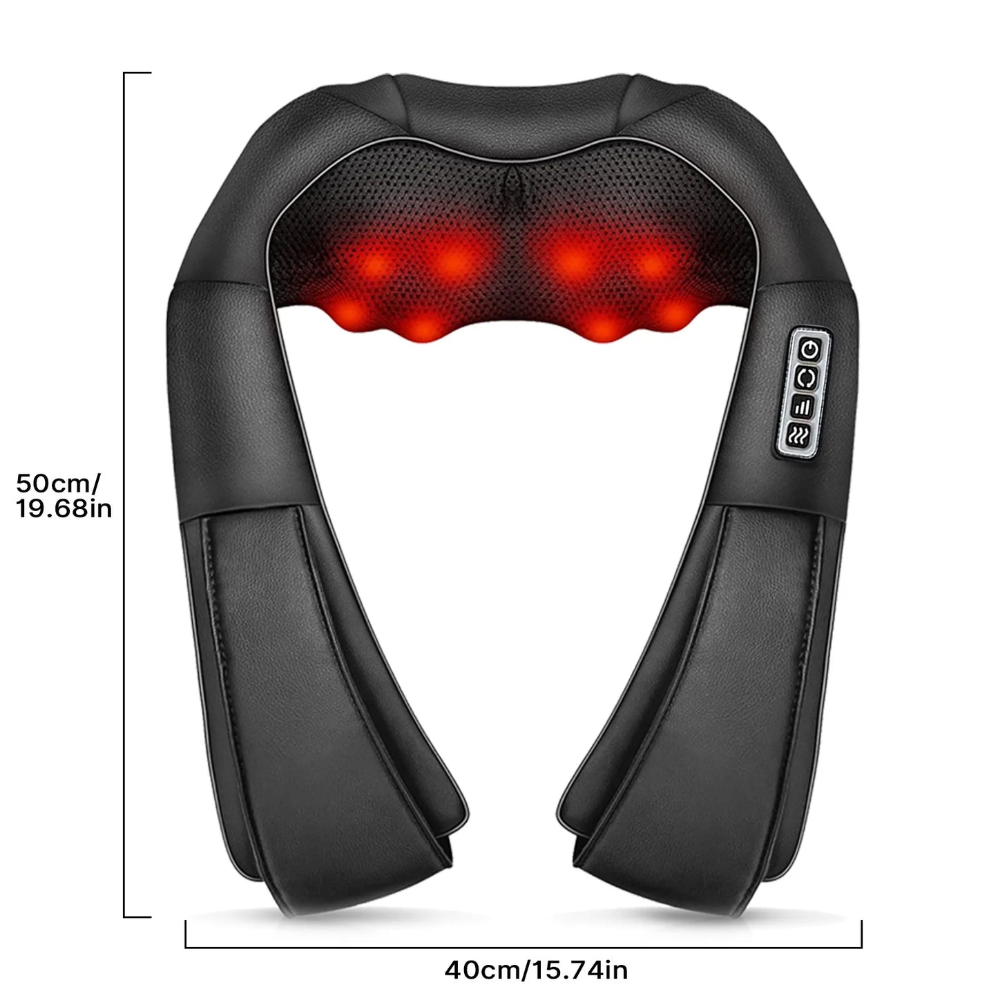 Shiatsu Back And Neck Massager With Heat 4D Electric Neck And Shoulder Deep Kneading Pillow