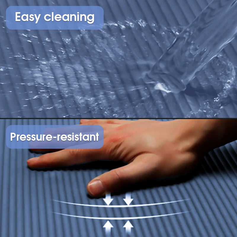 Thick Yoga Mat With Knee Pad Cushion And Anti Skid