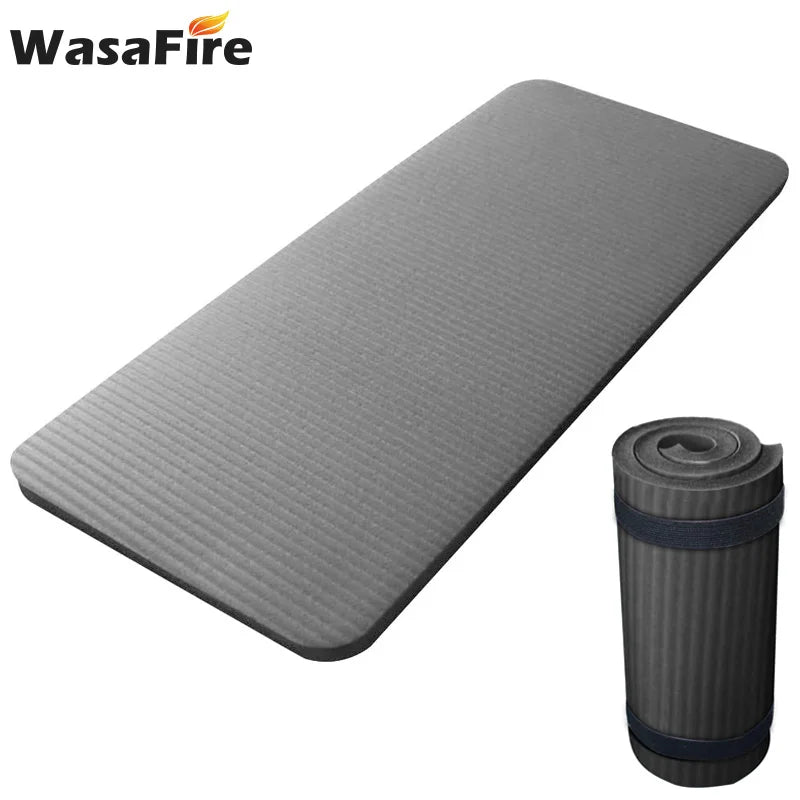 Thick Yoga Mat With AntiSkid Cushion For Exercise Pilates