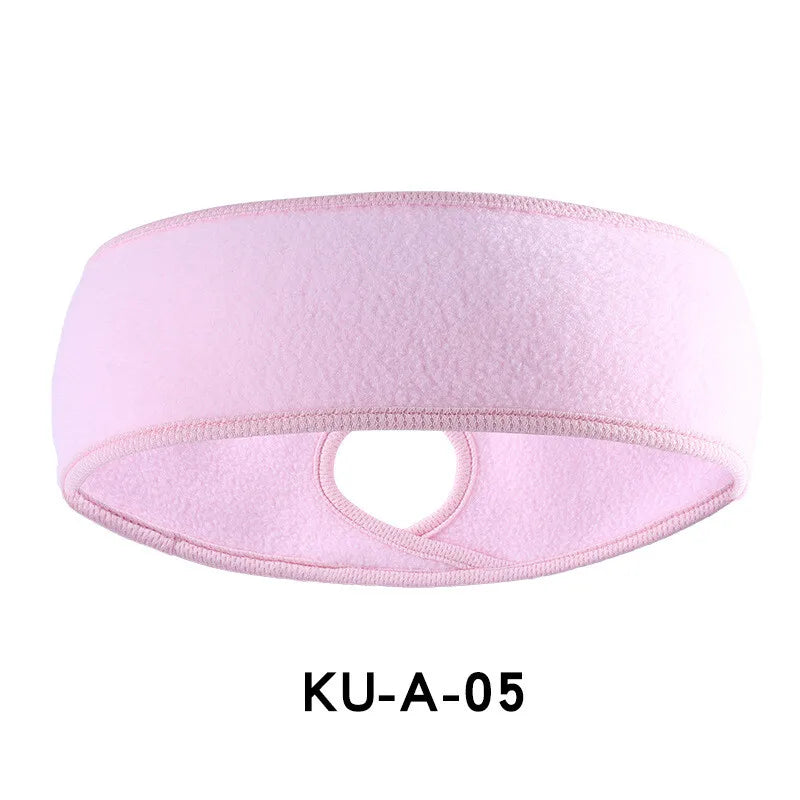 Guangdong Winter Fleece Ponytail Headband Earmuffs For Outdoor Sports