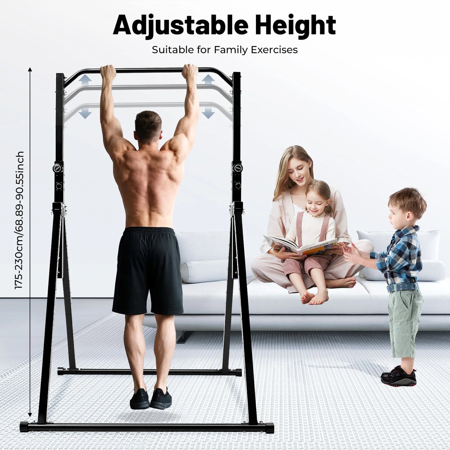 Triangular Pull Up Station For Home Gym Strength Training Equipment